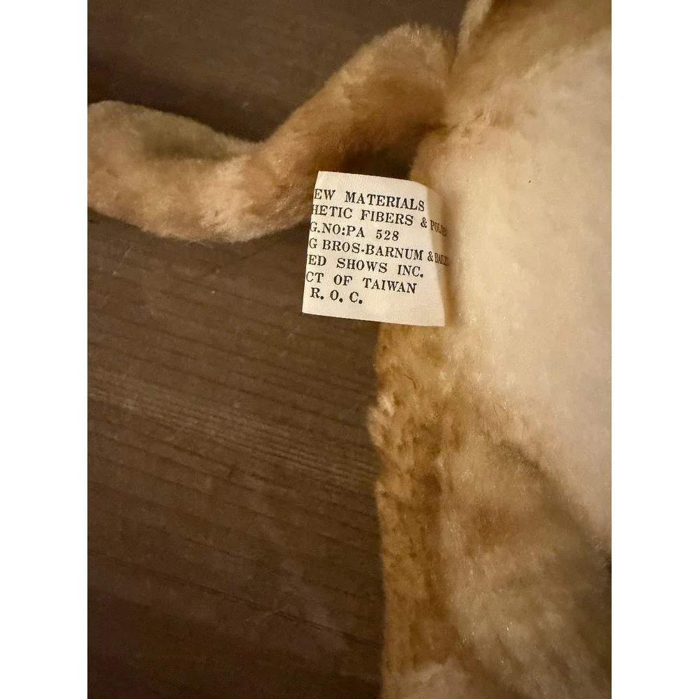 Vintage 1985 Ringling Bros Barnum Bailey Circus Lion Plush Stuffed Animal Toy‎
